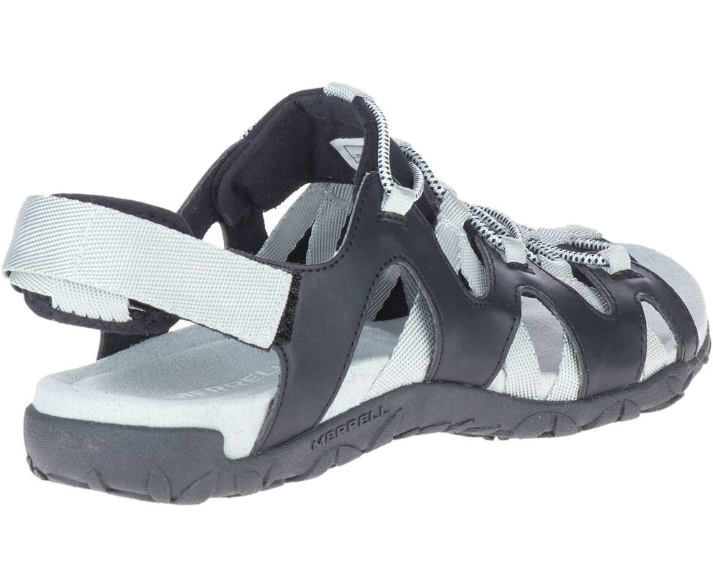 Sandalias Mujer - Merrell Terran Cage Backstrap - Blancas/Negras - YCRN-40795